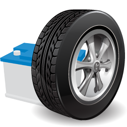 car-tyre-battery